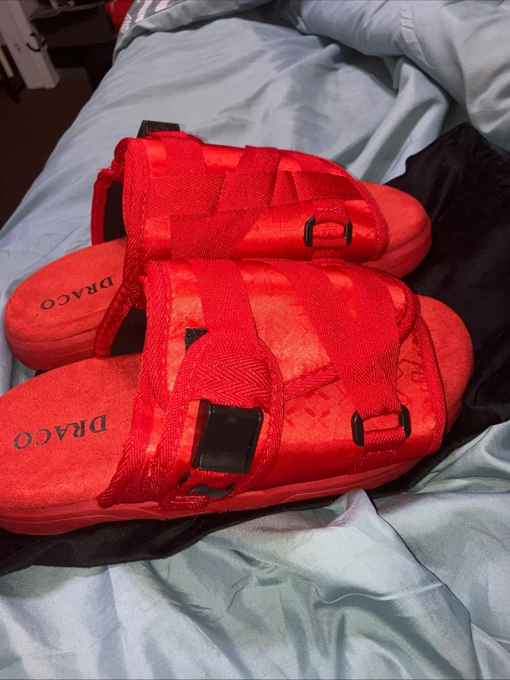 Draco Red Men’s Slide Sandals
